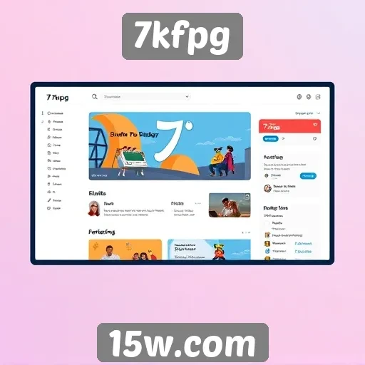 Mudanças na interface do usuário do site 7kfpg